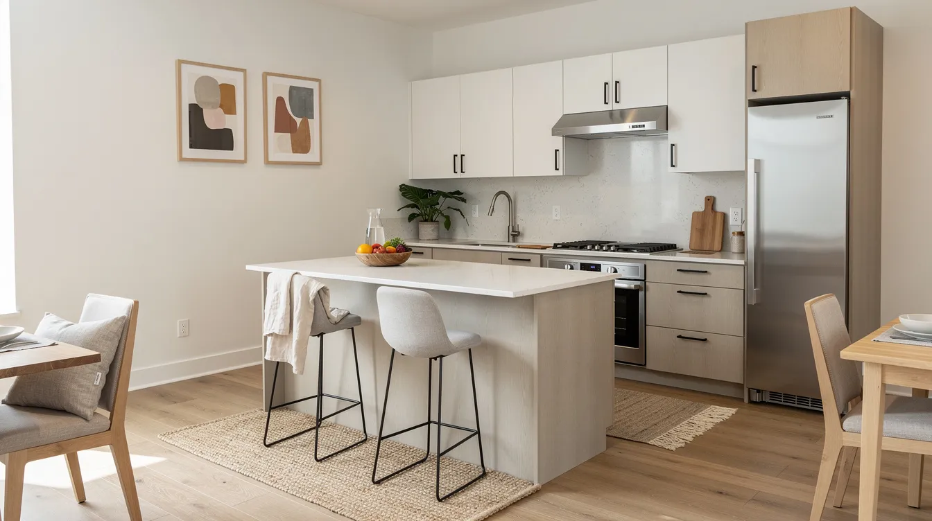 Reference kitchen image showing the Airbnb style
