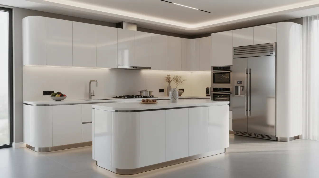 Reference kitchen image showing the Futuristic style
