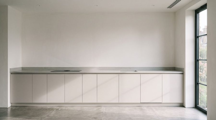 Reference kitchen image showing the Minimalist style