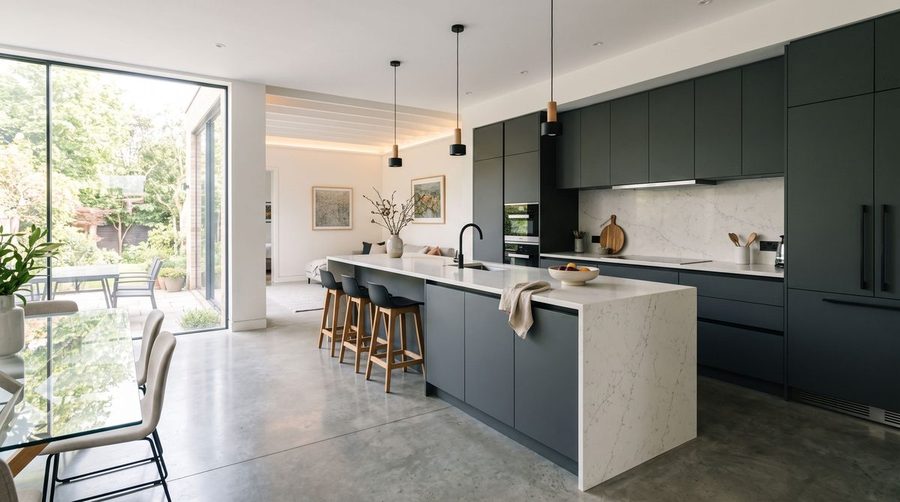 Reference kitchen image showing the Modern style