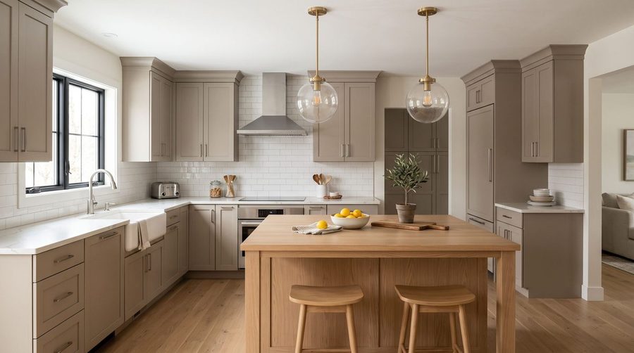 Reference kitchen image showing the Transitional style