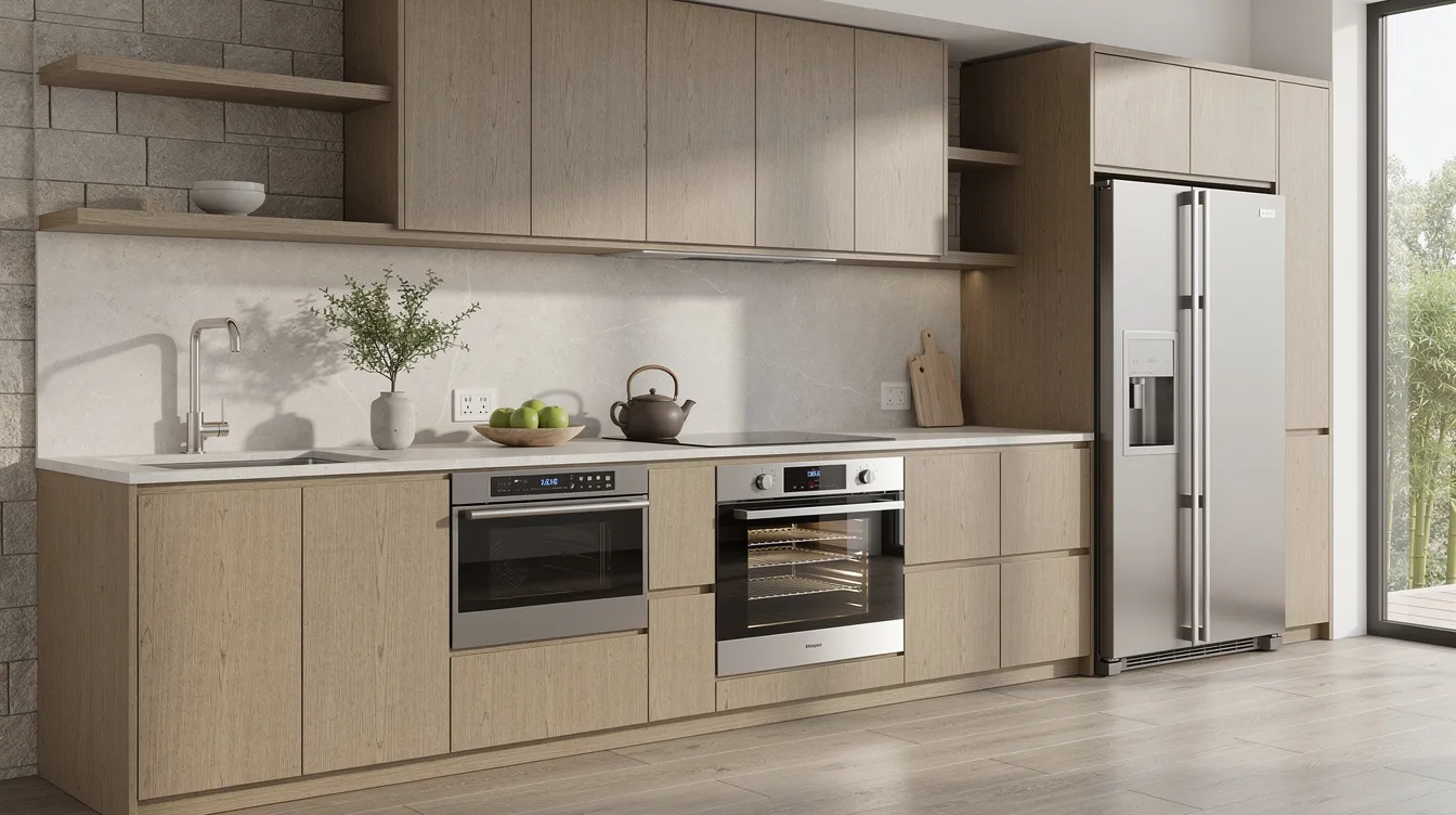 Reference kitchen image showing the Zen style