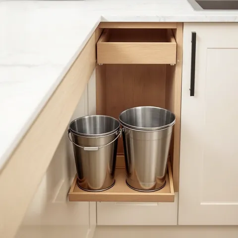 pull-out kitchen waste bin