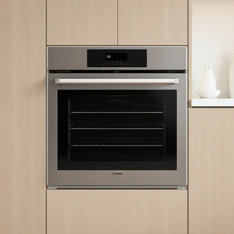 stainless steel built-in oven